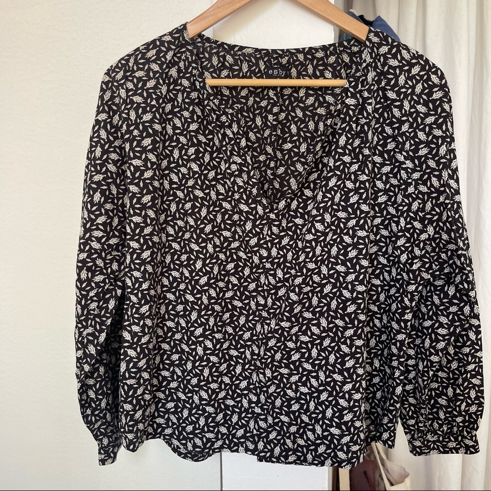 ESBY APPAREL Ana Top - Black Ristra